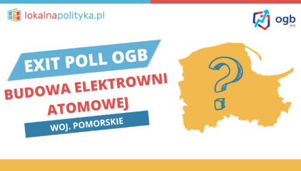 Exit Poll OGB – budowa elektrowni atomowej – województwo pomorskie – 01.2024